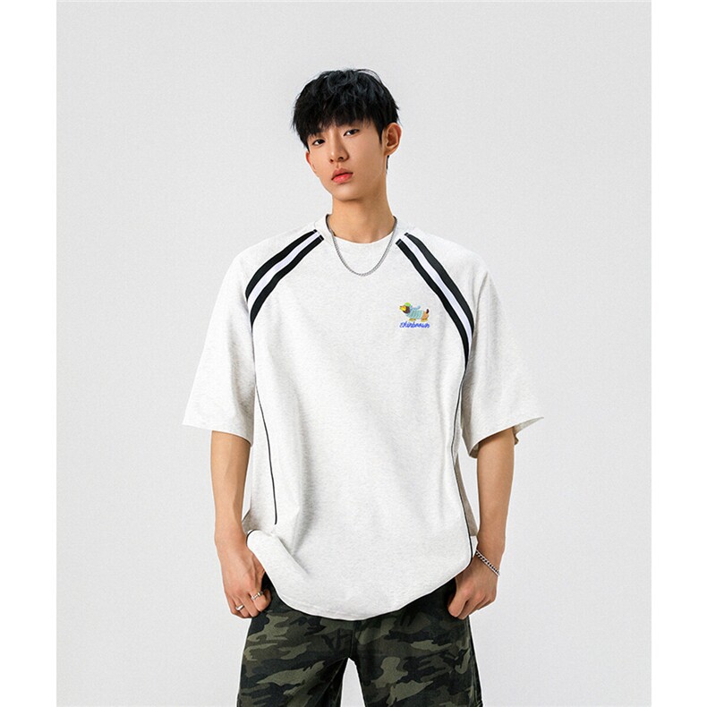 1腊肠狗刺绣凉感速干美式潮牌大码M-5XL短袖T恤DX78019P35控58,男装T恤,星座226-2
