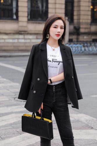 【现货】春装韩版时尚休闲女装小西装，女装西装，雪天使