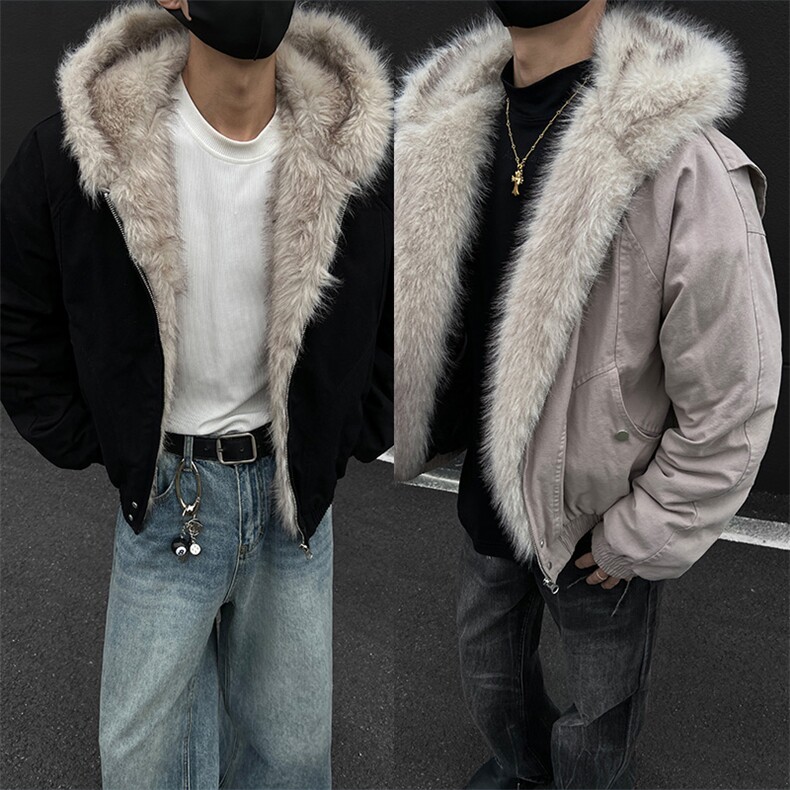 棉布座山雕连帽外套棉衣男 CP99-特p：120图片