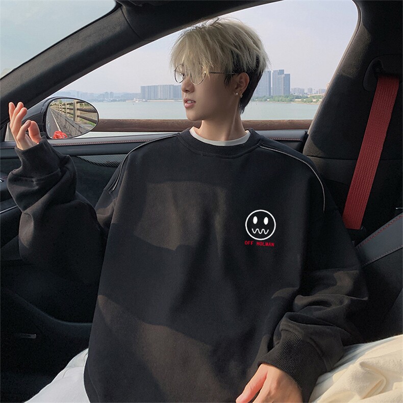 360克重磅图拉链华棉圆领卫衣【有货】C403A-YL25228LL-P45，男装卫衣，电商C403A