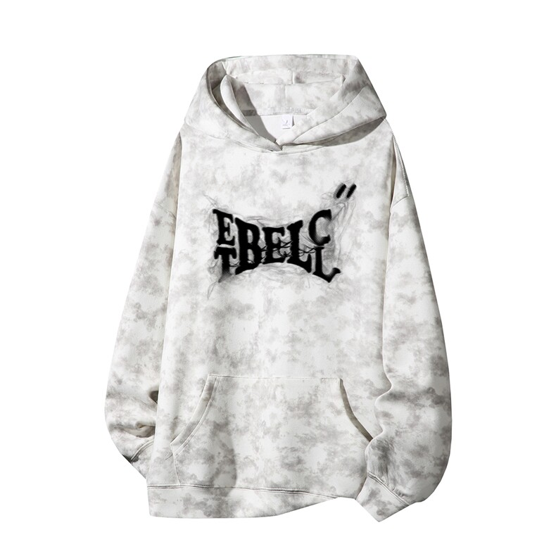 得物供货、重磅420克现货麂皮绒扎染卫衣HD019-1-WL25122ZR-P45，男装卫衣，电商019-1