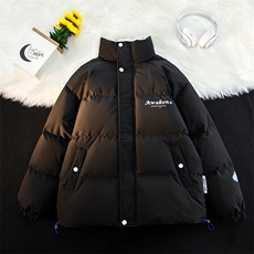 秋冬新款男百搭设计感棉衣毛毯平铺M068B-P90控148，男装棉衣，星座717