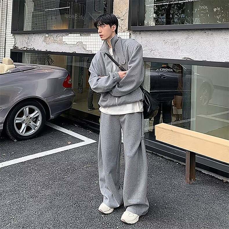 2026春季新款长袖男简约休闲套装TZ1707,男装休闲套装,星座1108