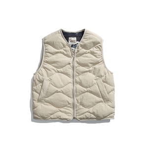 2025冬季新款男日系潮牌白鸭绒羽绒服加厚马甲棉衣YR58-F178图片