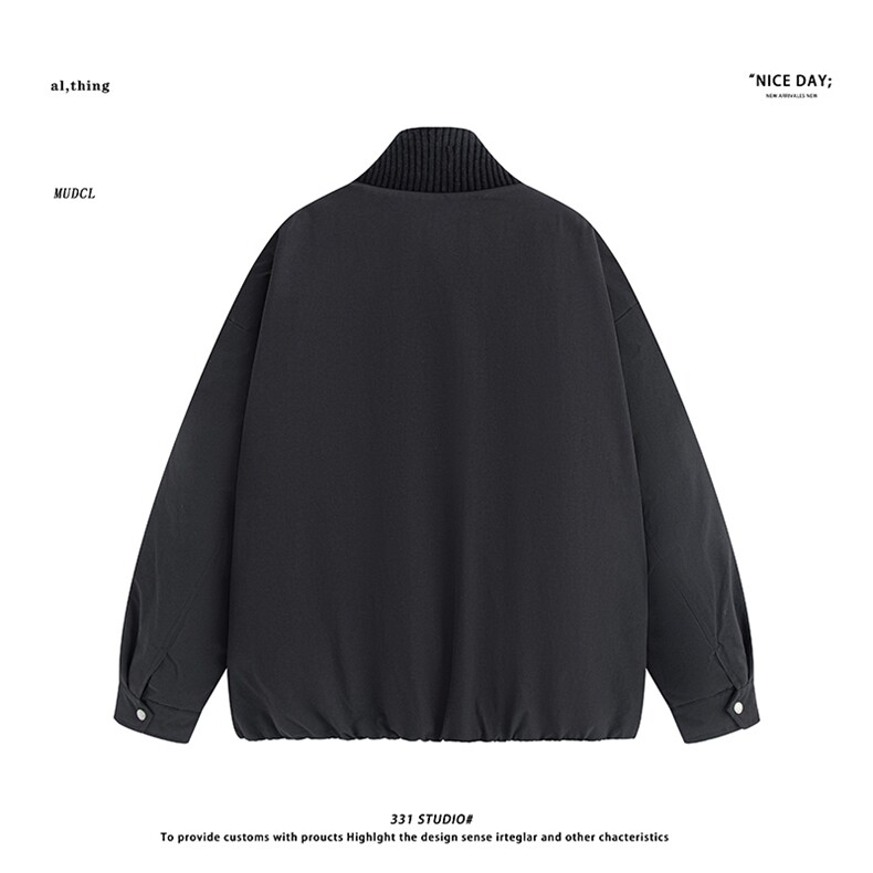平铺~新标90白鸭绒冬季拼料立领美式羽绒服外套E125/P278,男装羽绒服,电商B331
