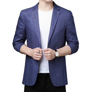 秋季新款西装男西服简约外套商务休闲单西男装图片