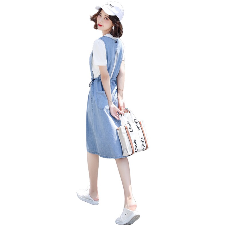 2022新款减龄洋气套装网红宽松显瘦港味休闲套裤收腰背带裤女夏,女装套装/套裙,瑶迪依秀