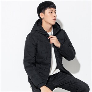 现货新拍连帽压花潮牌直冲修身学生外套男R8888P80，男装羽绒服，星座301D-5(原星座1415）