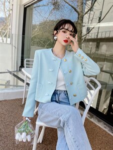 春季风小香外套图片