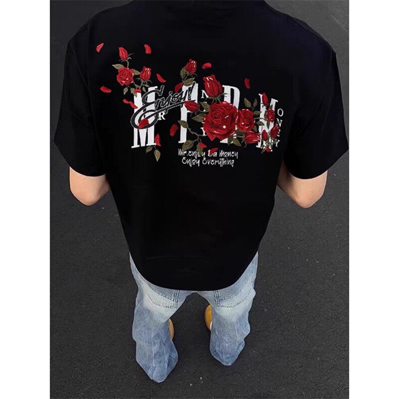 前后全刺绣纯棉短袖ZX0284-P35图片