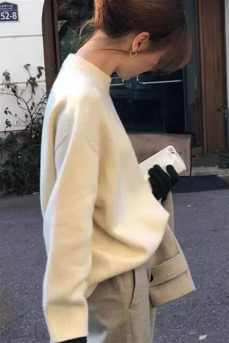 女士秋冬简约羊毛衫保暖柔软贴肤时尚羊毛,女装羊毛衫,泰沅羊绒