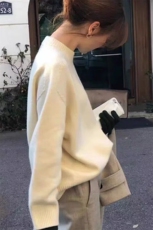 女士秋冬简约羊毛衫保暖柔软贴肤时尚羊毛，女装羊毛衫，泰沅羊绒