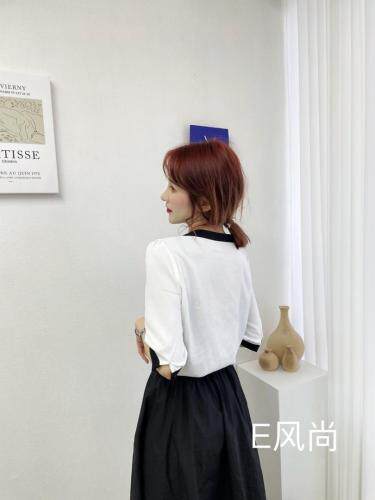 开扣小香风小衫，女装，E·风尚