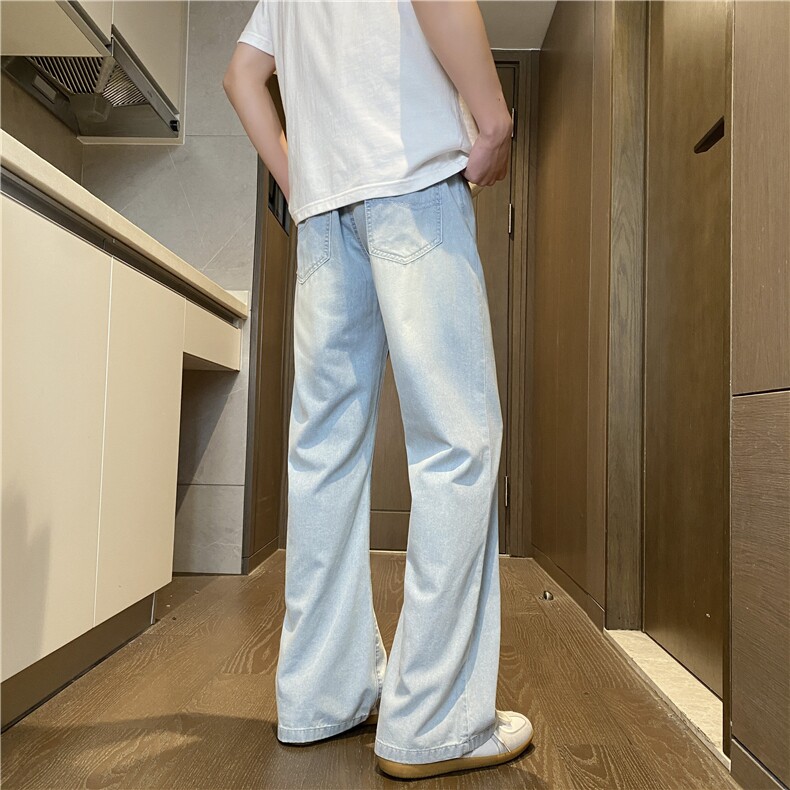 cleanfit美式高街潮流微喇百搭冰丝牛仔裤B315-K671-P55控78,男装牛仔裤,电商B315