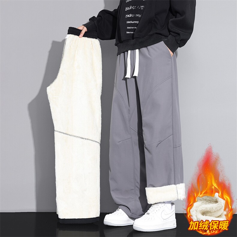 男士冬季加绒加厚保暖棉裤石墨烯直筒卫裤休闲长裤JR29179-特P40,男装休闲裤,星座610（原A335）