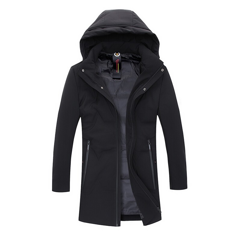 XS98208冬季男士羽绒服男装连帽中长款白鸭绒潮流加厚保暖P220,男装羽绒服,电商B360