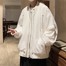 港风夹克男潮牌大皂风夹克男女情侣大码工装外套JK8743P100控138，男装夹克，星座226-1