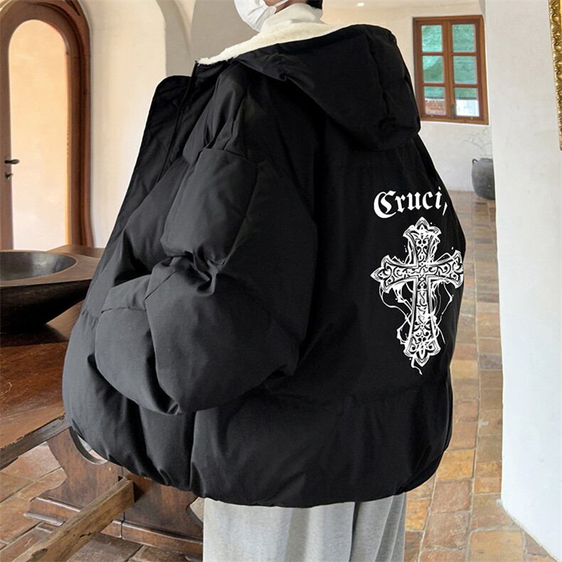 控128加绒面包服男大码羊羔毛棉衣男MY16268-P100,男装棉衣,电商A040