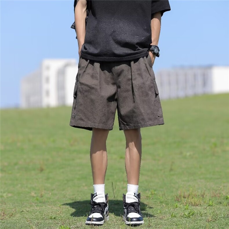 工装休闲短裤男夏季薄款韩版潮流宽松青少年休闲裤DK9024P30,男装休闲裤,星座1116-2