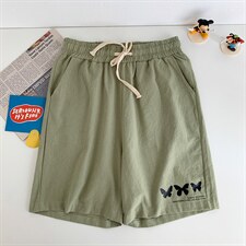 YD33075-P25亚麻短裤男大码棉麻五分裤男中裤沙滩裤港风摆拍，男装休闲裤，电商A040