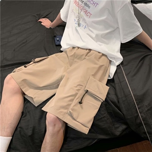 夏季新款百搭直筒男女五分裤休闲工装短裤运动沙滩裤潮DK064-p28图片