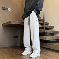 高级感卫裤华夫格束脚裤休闲百搭舒适垂顺K936-特批32，男装休闲裤，星座718-1