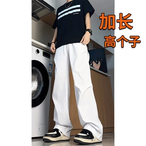 褶皱美式降落伞兵工装裤子男夏薄款休闲裤冰丝速干阔腿裤KZ045P35图片
