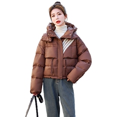 羽绒服女短款冬季2023新款今年流行小个子加厚90白鸭绒外套现货!，女装羽绒服，一安秀