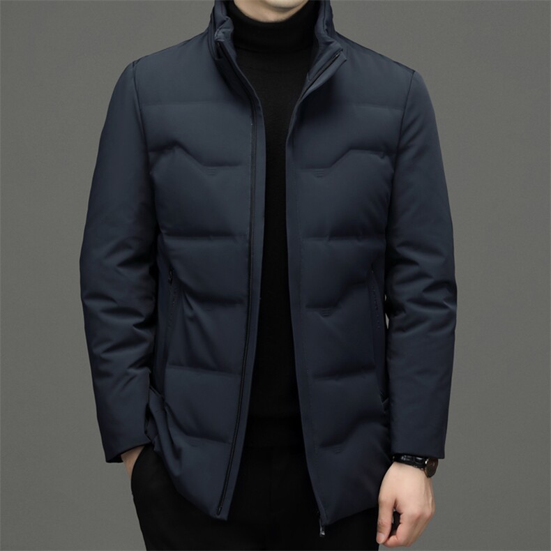 BNJ2111钱塘2020-2冬季厚款百搭商务休闲简约中年男士羽绒服P240图片