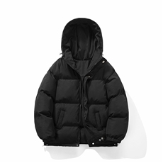宽松纯色大码休闲加厚保暖连帽棉服棉衣外套M5227-P55【特价】，男装棉衣，电商A007