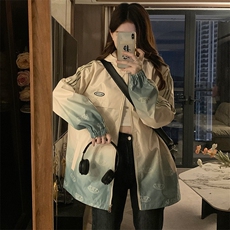 渐变色冲锋衣外套女2025春季宽松户外上衣夹克潮C844-P100，男装夹克，星座911-2(原星座613-2）