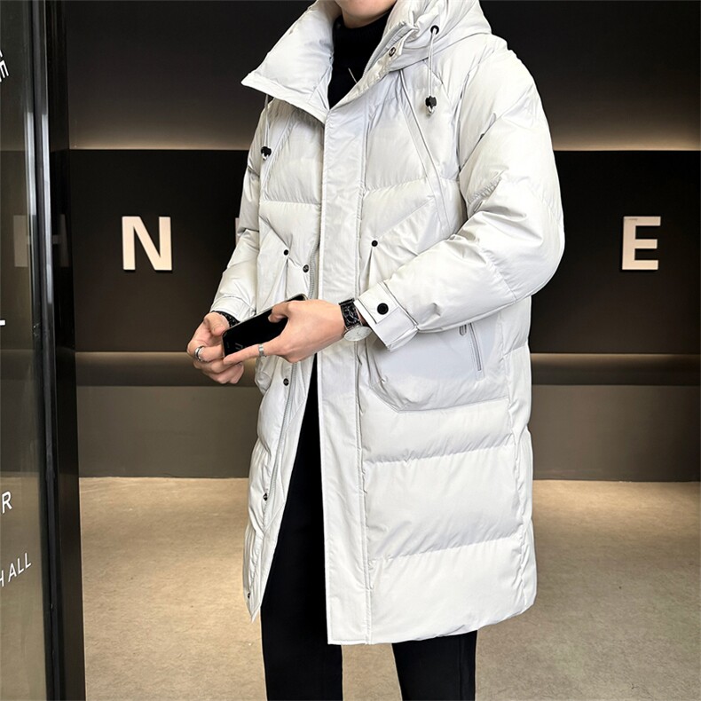 冬季新款男士中长款连帽棉衣，男装棉衣，星座414（原B263）