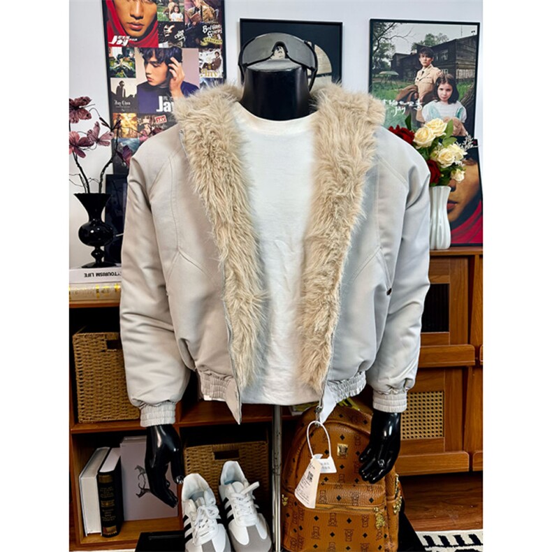 1506/Q99250/P89高品质纯棉帆布复合座山雕棉服,男装棉衣,星座1506