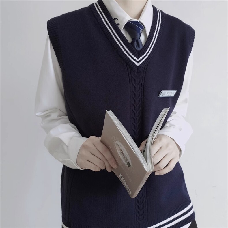 【刺篇原创】鋳谷jk/dk制服正版条纹针织背心毛衣秋冬休闲,男装背心/马甲,星座1210-1