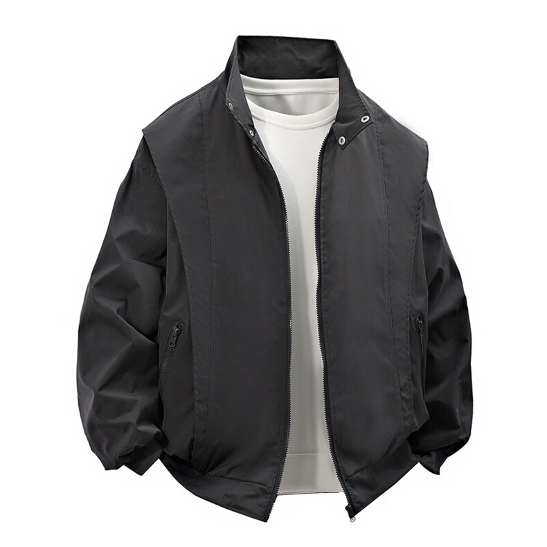 数据款开春派克服夹克冲锋衣双开立领防水显高夹克外套JK2489 P70图片