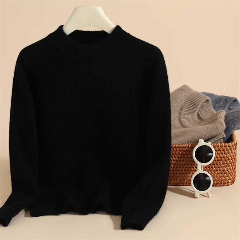 秋冬季新款舒适时尚百搭七针半高领加厚儿童羊绒衫，童装儿童羊绒衫，六一童装