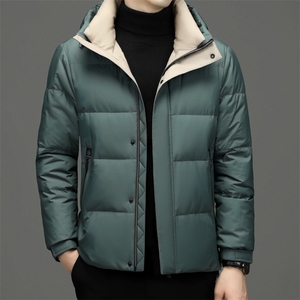 CDN22866钱塘2020-2新款中青年男士时尚休闲连帽羽绒服外套P295图片