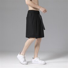 夏季新款外穿篮球运动短裤男薄款速干冰丝裤  K905-特批30图片