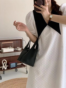 夏季新品：韩系刺绣连衣裙图片