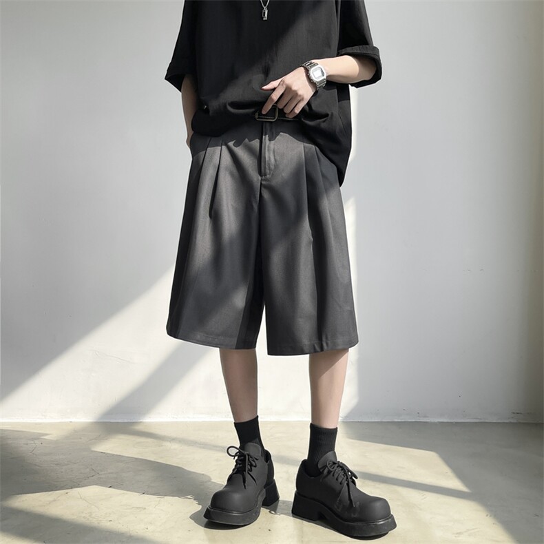 2024夏季新款西裤短裤宽松休闲中裤五分裤百搭现货K7732-P34，男装西裤，星座512-3