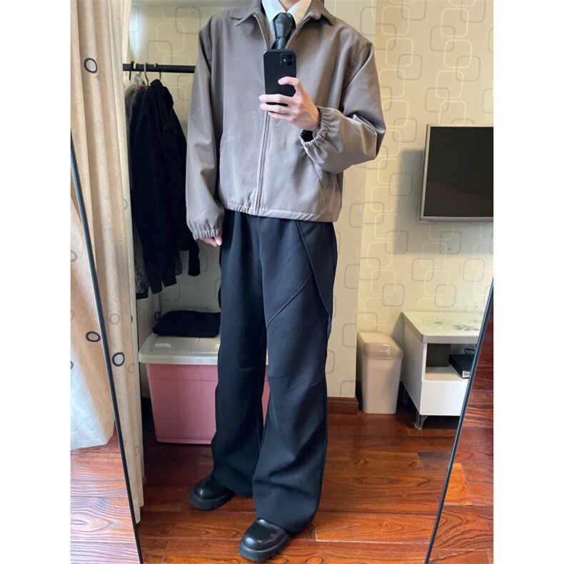 【有货】哈林顿外套男高级感痞帅美拉德翻领夹克XZ256CC-特P68图片