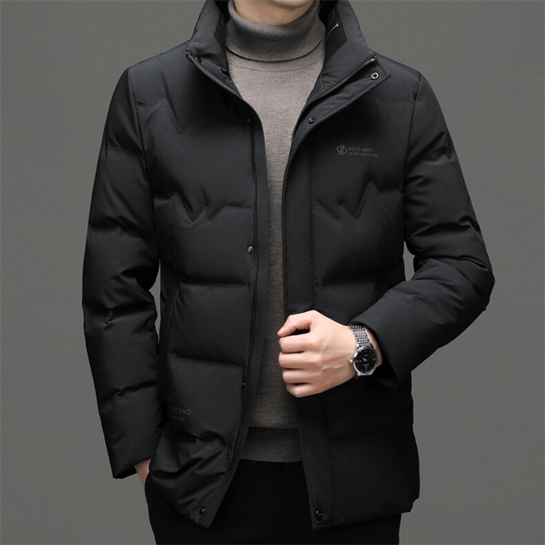 DF22621钱塘2020-2冬季厚款商务休闲简约百搭中年男士羽绒服P290图片