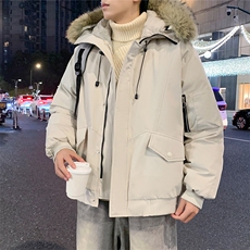 美式毛领派克棉服男冬季加厚工装棉衣情侣外套M060-P110迷彩P115，男装棉衣，星座308B-2