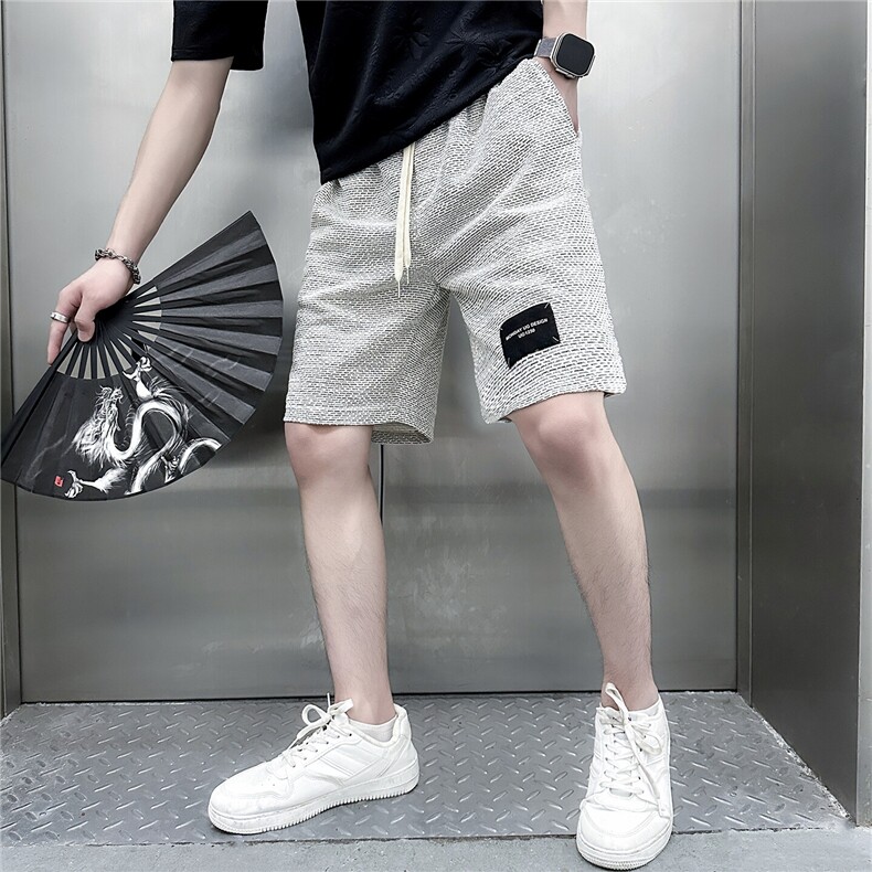 休闲短裤男直筒痞帅高级感五分裤社会小伙301C-DK25-P48控68,男装牛仔裤,星座301C（原B323）
