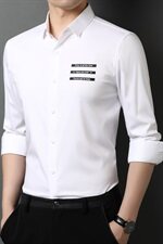 J575钱塘2021-1秋季新款男士高端轻奢长袖衬衣大货主推P72，男装衬衫，钱塘207-1