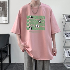 麂皮绒短袖t恤男大码半袖男大皂风JD82376-P25，男装T恤，电商A040