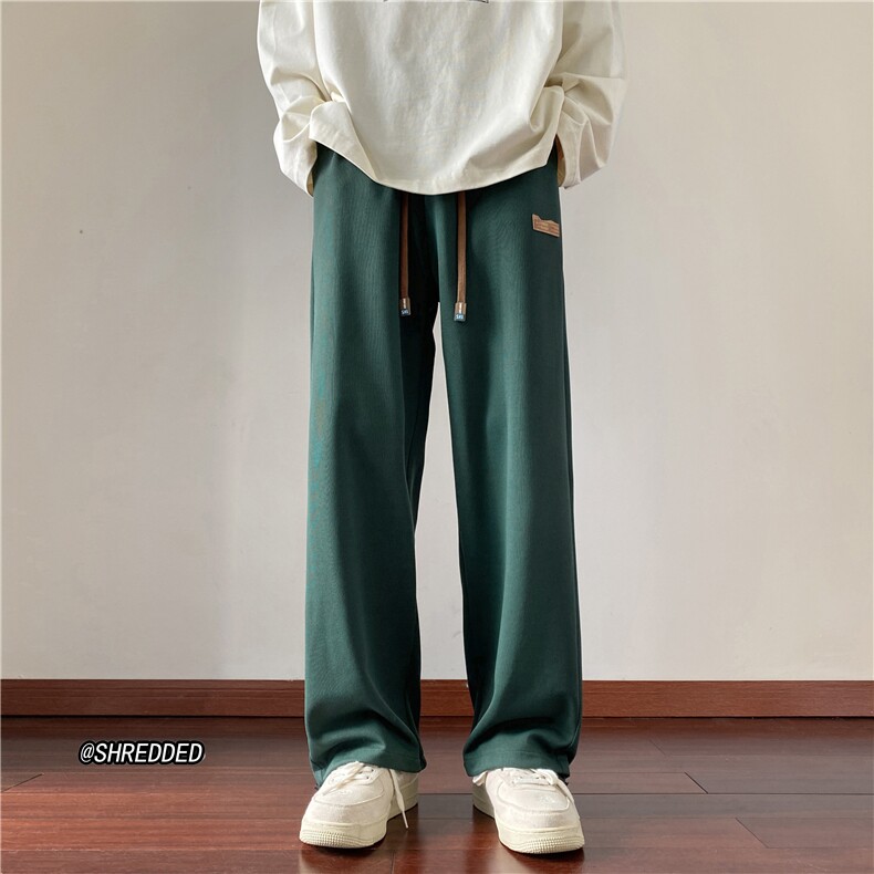 抖音品质港风潮流纯色百搭休闲长裤宽松裤子K5321b315-p45控58,男装休闲裤,电商B315