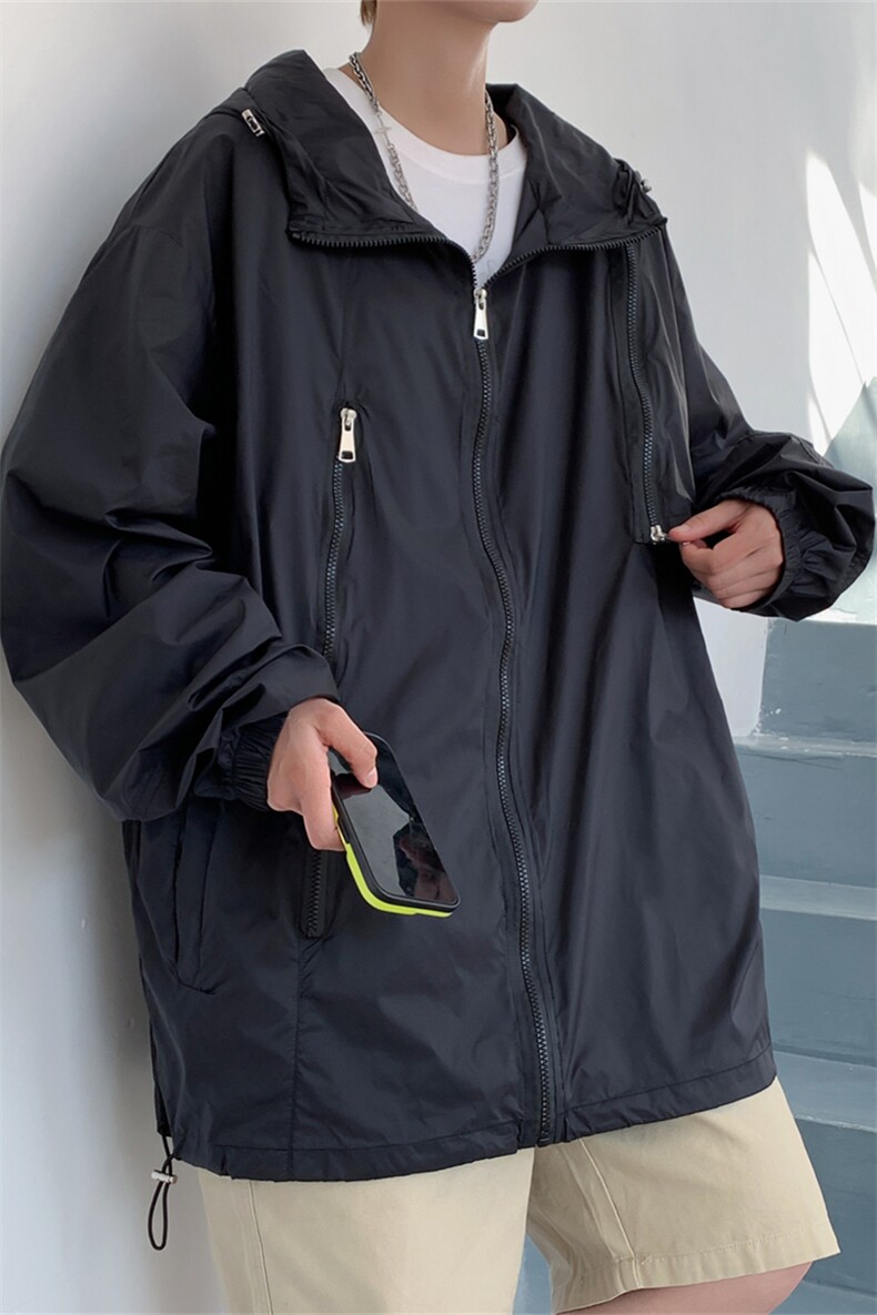 F8079/P65防晒指数UPF50+有报告防紫外线防晒服男外套防晒衣,男装防晒衣,电商A141