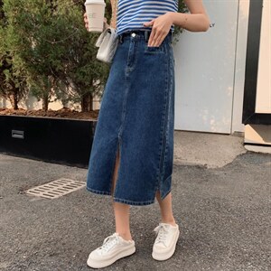 牛仔半裙,女装半身裙,肆尔