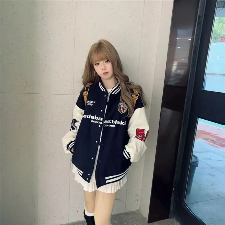 2024新款男女春情侣秋季棒球服外套洋气秋装夹克时髦上衣休闲外套,男装夹克,星座506A